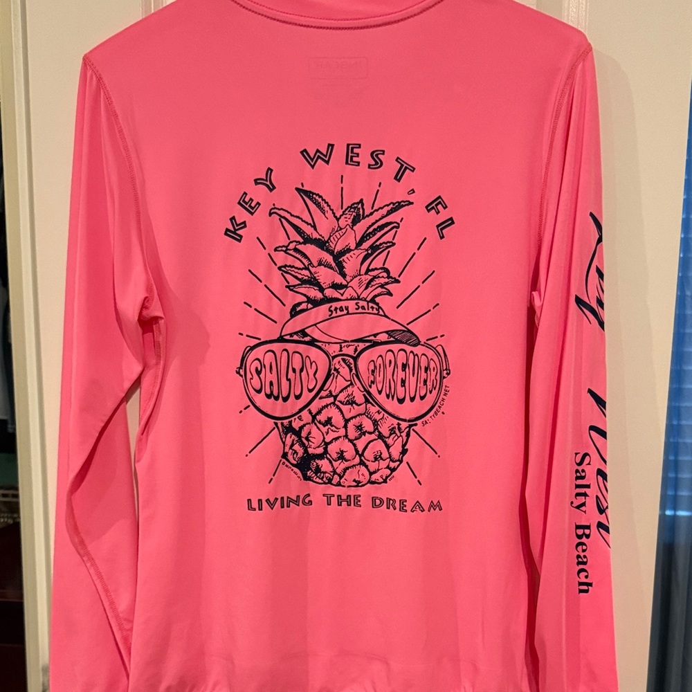 Women’s performance Sun Shirt, Ingear Pink Long Sleeve Tee - Picture 4 of 4